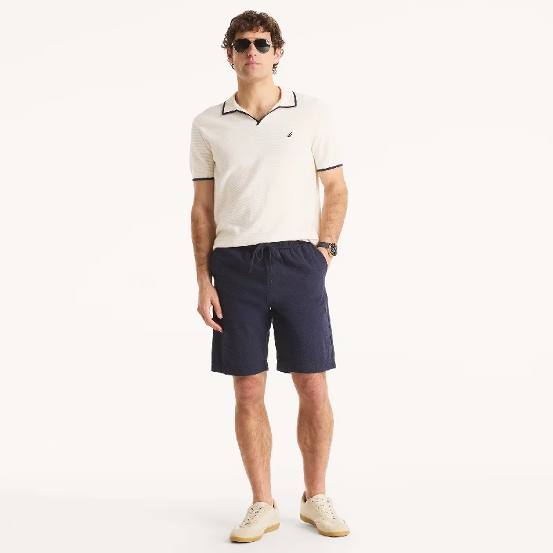 Men's Classic Denim Jean Shorts for Everyday WearNautica Mens 9.5" Seersucker Short