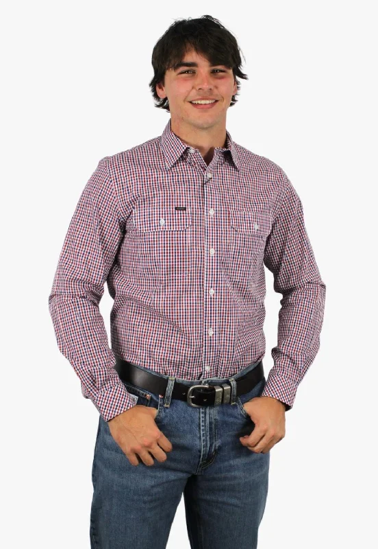 Men's Bamboo Fiber Shirts for Softness and BreathabilityPilbara Mens Check Long Sleeve Shirt Men's Bamboo Fiber Shirts for Softness and BreathabilityPilbara Mens Check Long Sleeve Shirt
