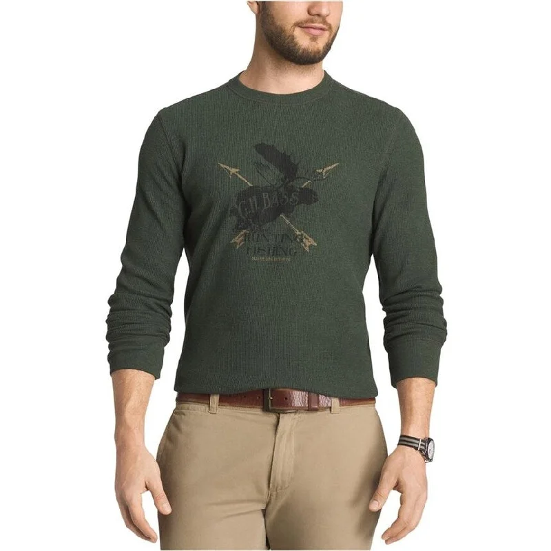 Warm Men's Hooded SweatersG.H. Bass & Co. Mens Outdoor Crew Thermal Sweater