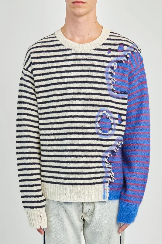 Men's Coats with Hidden PocketsMarni Combination Sweater in Blue