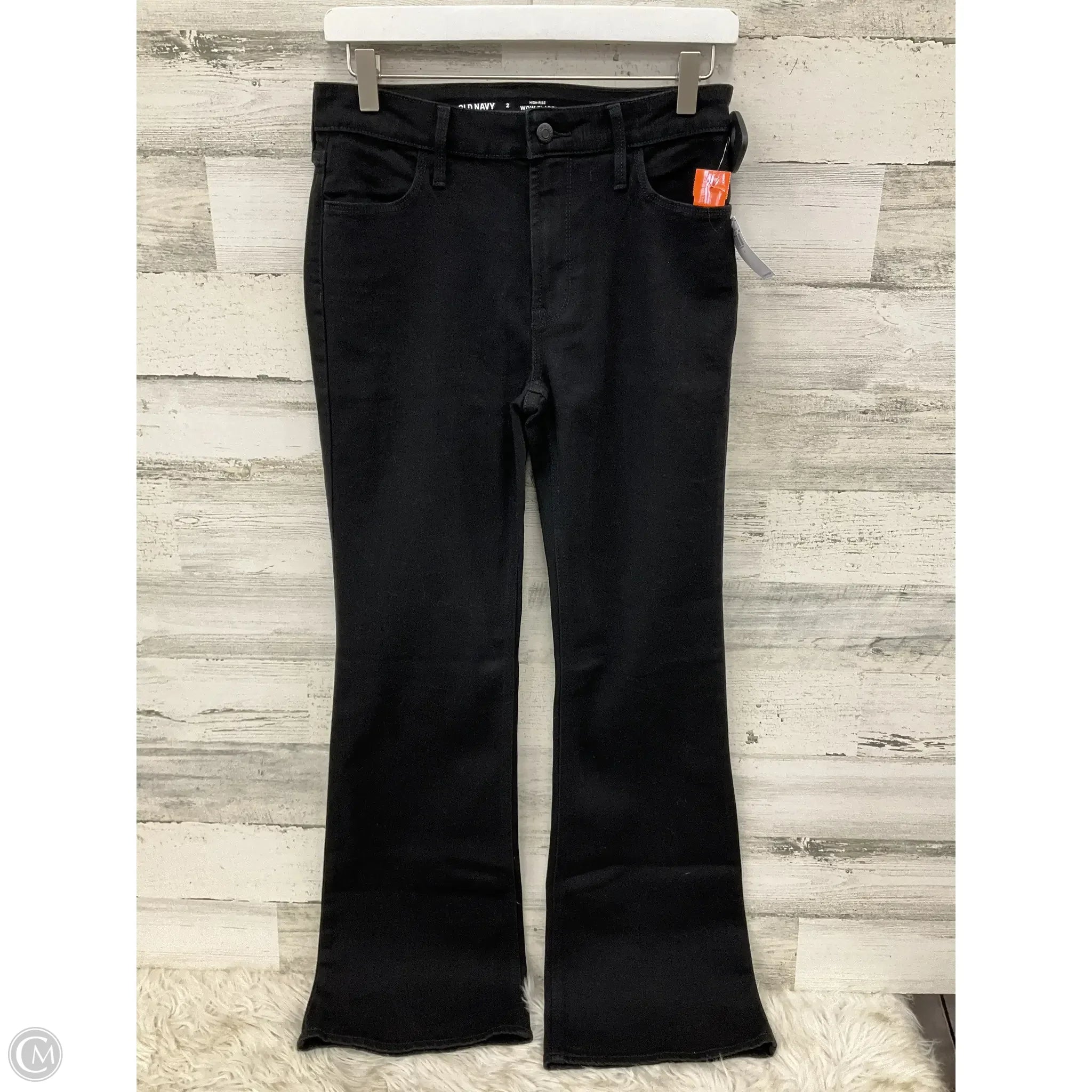Casual Men's JeansJeans Flared By Old Navy In Black Denim, Size: 2