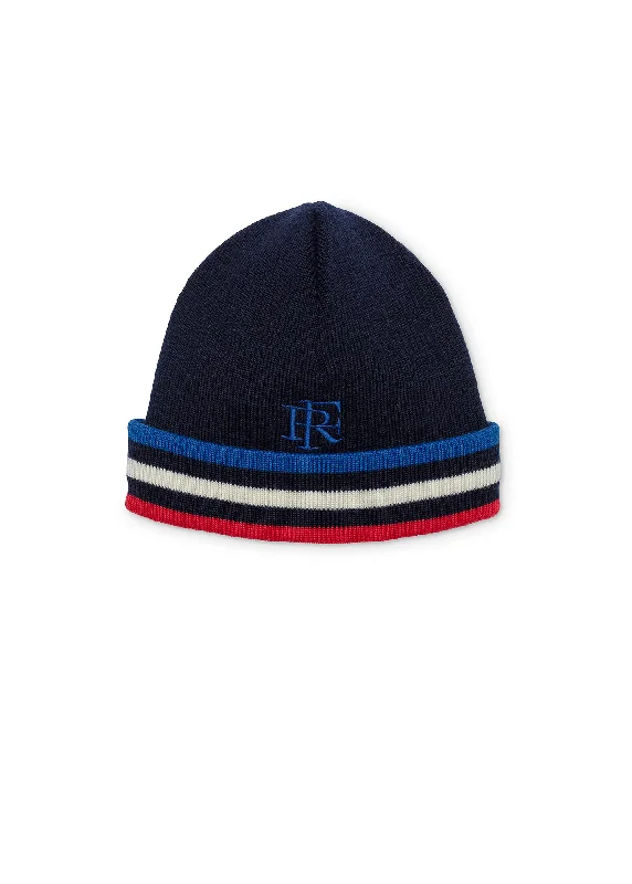 Female Straw HatsTricolor wool hat - SAINT JAMES x Elysée (MARINE)