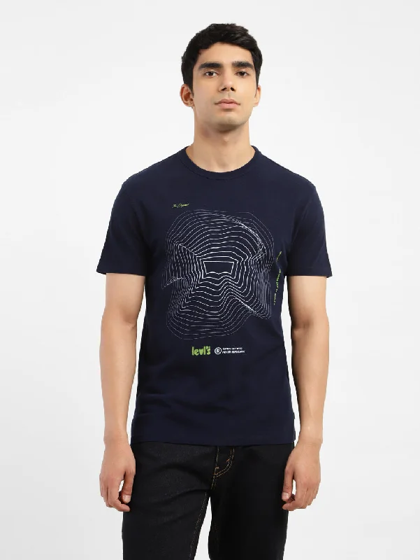 Men's Unique and Designer TopsMen's Graphic Print Regular Fit T-shirt