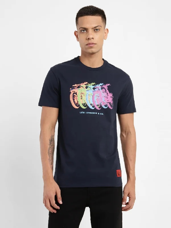 Men's Casual Shirts for Everyday WearMen's Graphic Print Crew Neck T-shirt