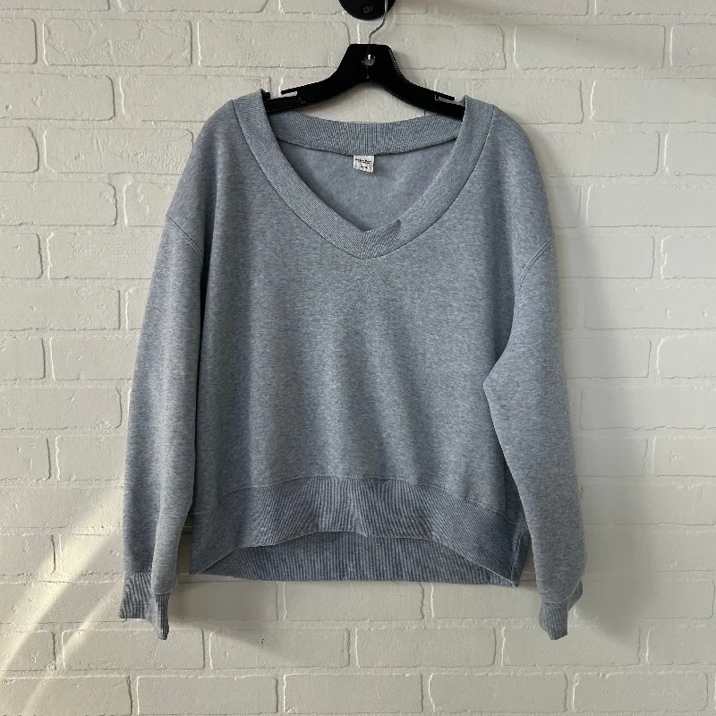 Men's Hoodies with Button-Down PocketsSweatshirt Crewneck By Cmc In Grey, Size: L