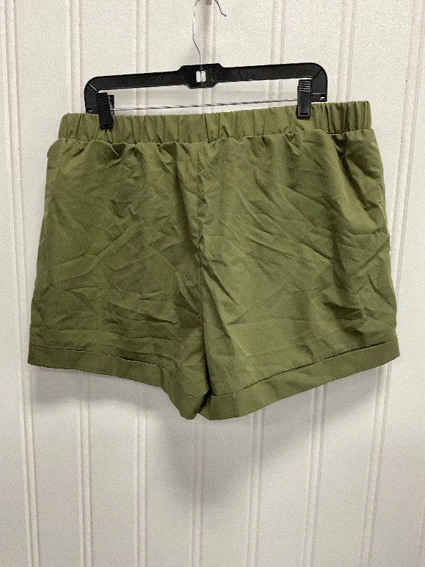 Short-Inseam Men's Dress and Chino ShortsShorts By Shein In Green, Size:2X