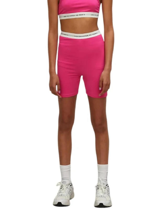 Dressy and Polished Men's Tailored Dress ShortsGirl's Ida Ribbed Shorts In Ultra Pink Dressy and Polished Men's Tailored Dress ShortsGirl's Ida Ribbed Shorts In Ultra Pink