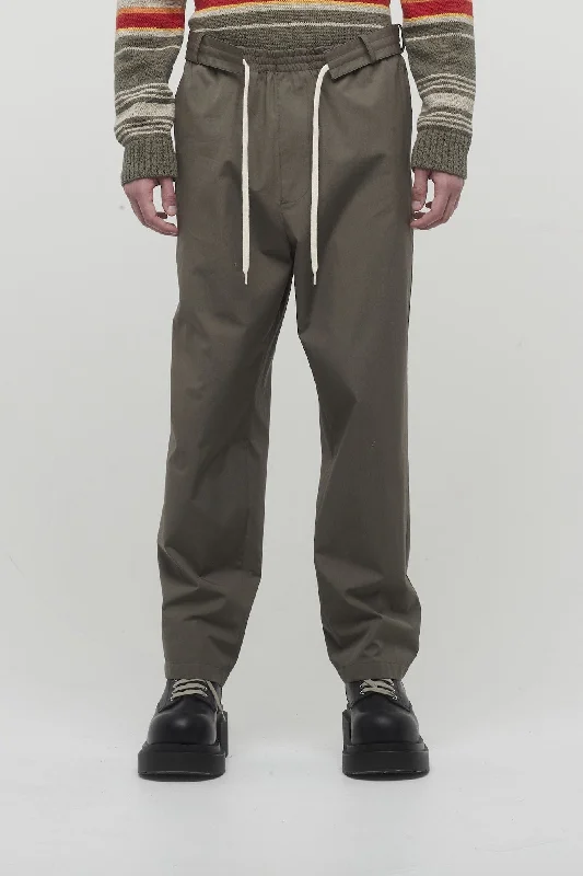 Men's Coats with Embroidered DetailsCraig Green Circle Worker Trouser in Olive