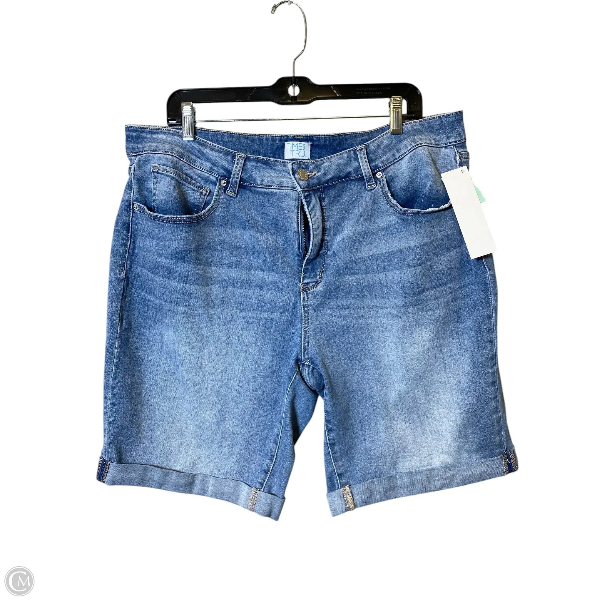 Relaxed and Comfortable Men's Casual ShortsShorts By Time And Tru In Blue Denim, Size: 18 Relaxed and Comfortable Men's Casual ShortsShorts By Time And Tru In Blue Denim, Size: 18