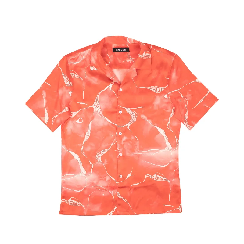 Men's Pattern-Play Shirts for a Fun TwistRed Miracle Tie Dye Short Sleeve Button Down Shirt Men's Pattern-Play Shirts for a Fun TwistRed Miracle Tie Dye Short Sleeve Button Down Shirt