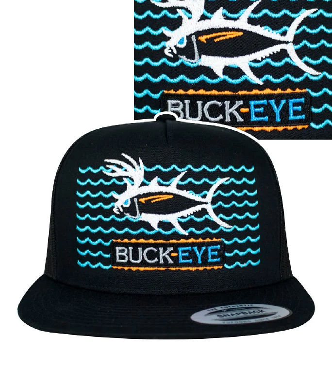 Adjustable Beanie Hats"Buck- Eye on the Water" Unisex Snapback Trucker Hat