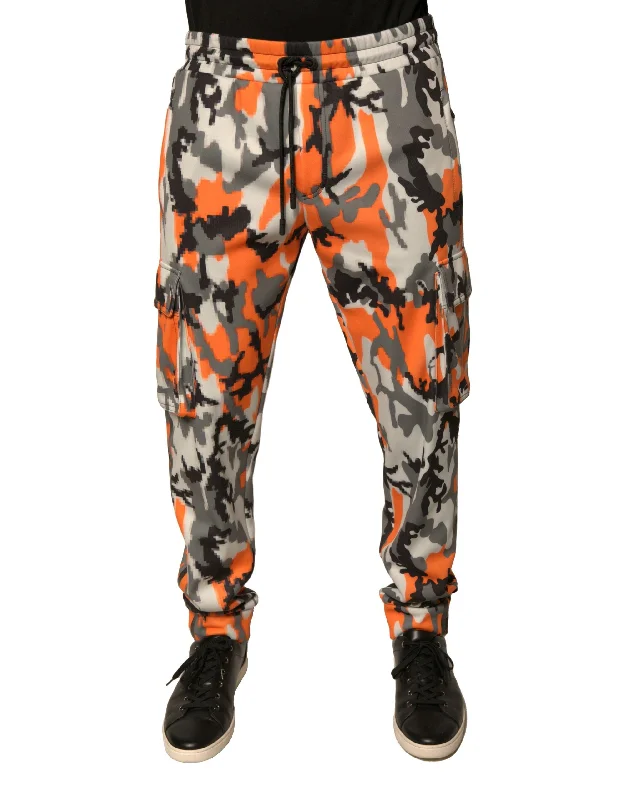 Men's Skinny JeansDolce & Gabbana multi Camouflage Cargo Jogger Men's Pants