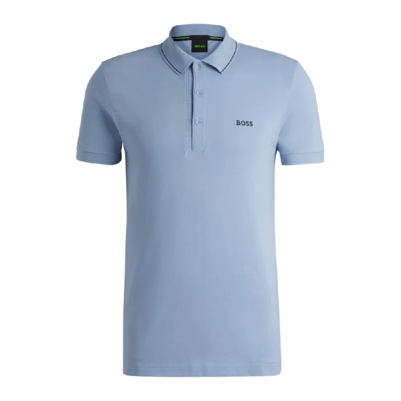 Men's Shirts with Bow TiesCotton-piqué slim-fit polo shirt with tonal logo