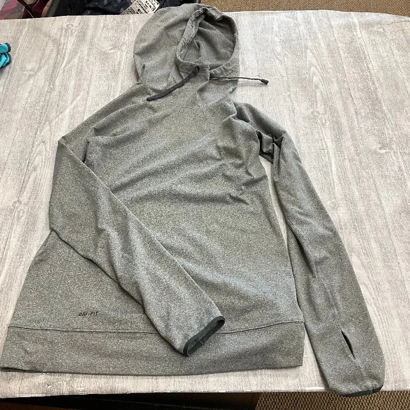 Men's Hoodies with Quilted LiningAthletic Sweatshirt Hoodie By Nike In Grey, Size: S Men's Hoodies with Quilted LiningAthletic Sweatshirt Hoodie By Nike In Grey, Size: S