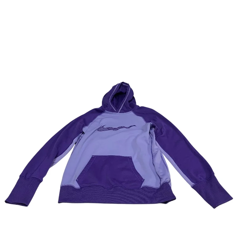 Men's Hoodies with Zippered PocketsAthletic Sweatshirt Hoodie By Nike Apparel In Purple, Size: L Men's Hoodies with Zippered PocketsAthletic Sweatshirt Hoodie By Nike Apparel In Purple, Size: L
