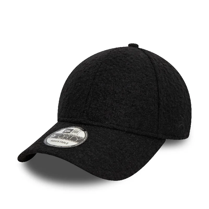 Trendy SnapbacksNew Era x Moon Wool Black 9FORTY Adjustable Cap