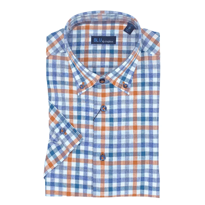 Men's Moisture-Wicking Shirts for All-Day ComfortBlu by Polifroni Short Sleeve Sport Shirt - B-2247641 Men's Moisture-Wicking Shirts for All-Day ComfortBlu by Polifroni Short Sleeve Sport Shirt - B-2247641