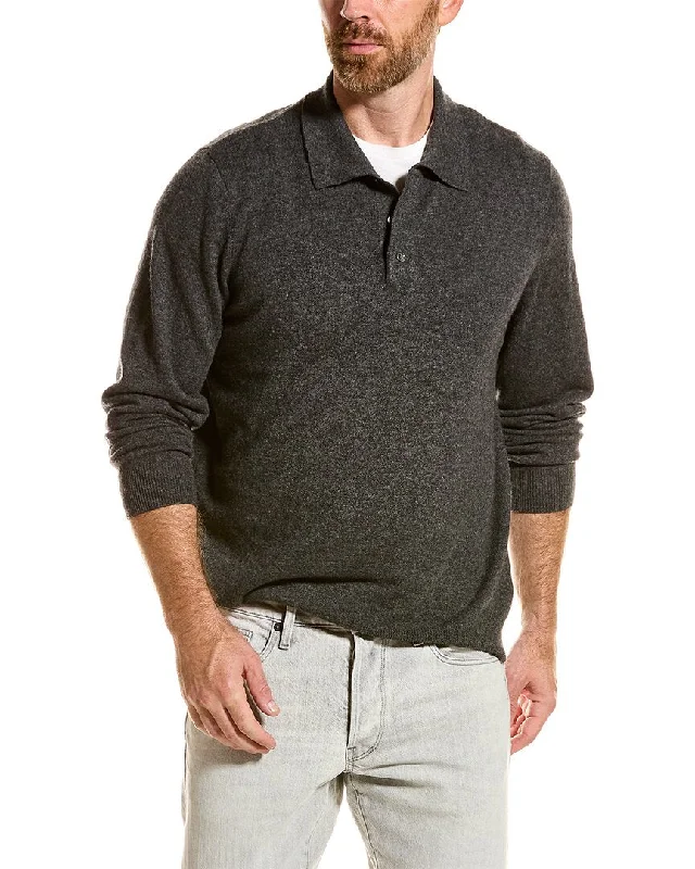 Men's Shirts with Custom MonogramsJ.McLaughlin Lewiston Cashmere Polo Shirt