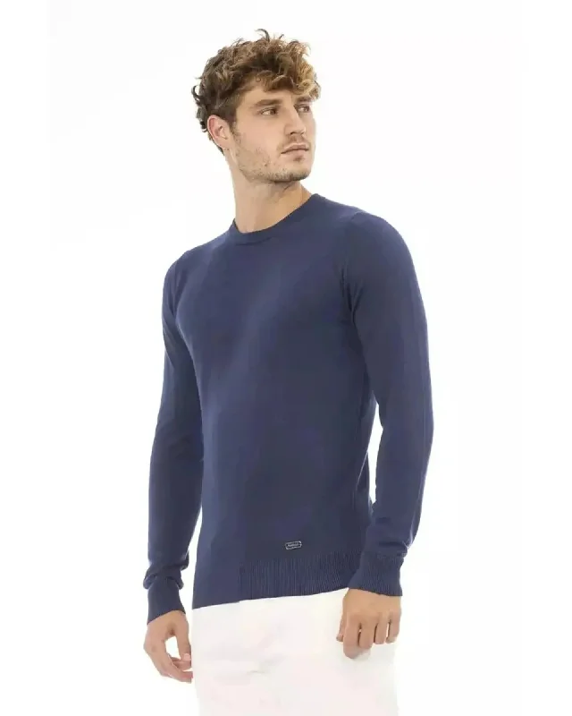 Men's Sweaters for AutumnBaldinini Trend Men's Blue Modal Sweater - 50 IT