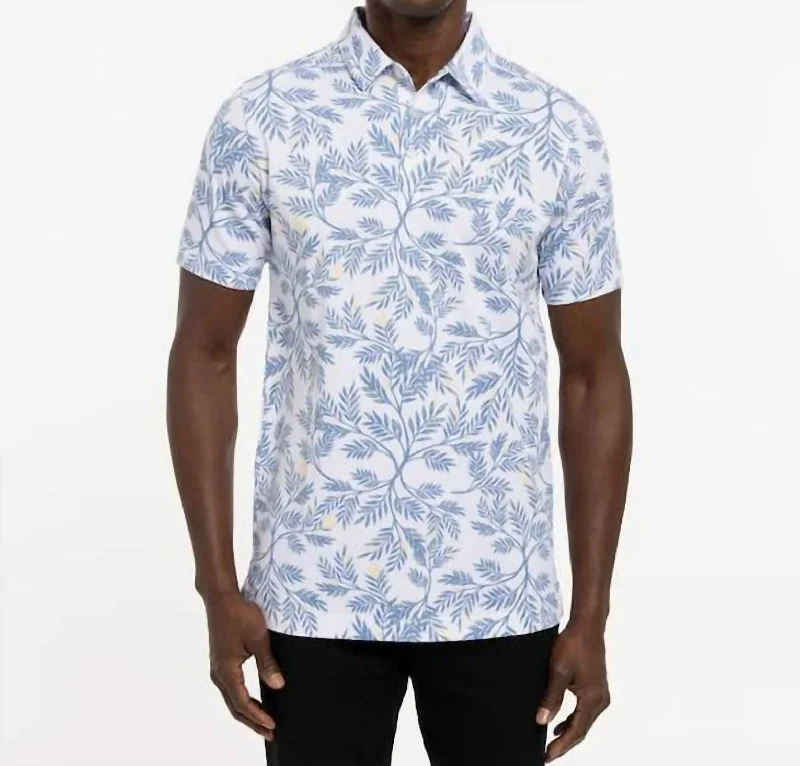 Men's Short-Sleeved ShirtsDesert Wind Polo Shirt In White