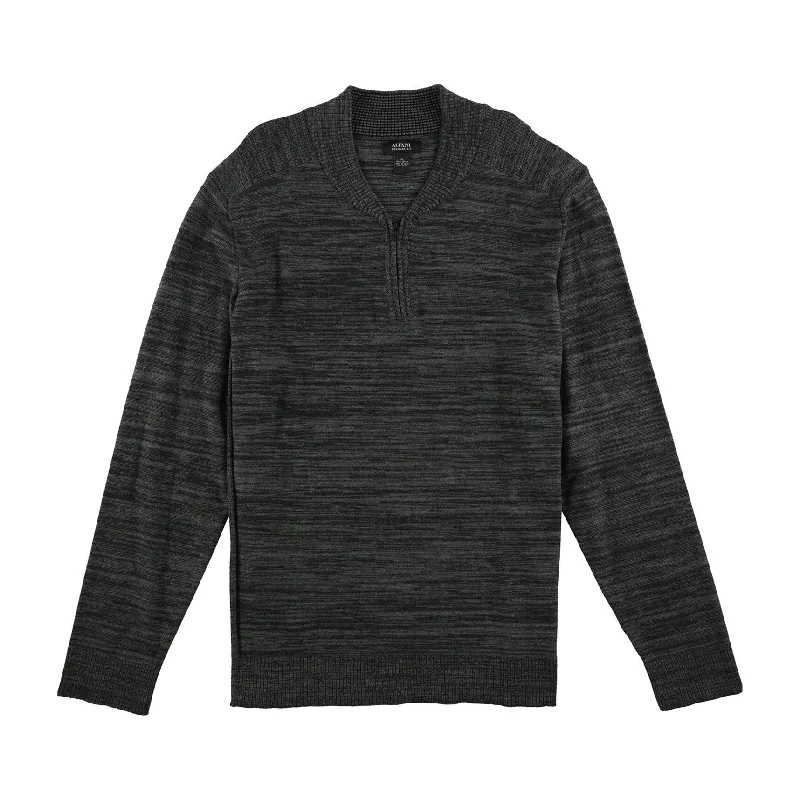 Men's Sweaters with Ribbed CuffsAlfani Mens Knit Pullover Sweater, Grey, X-Large