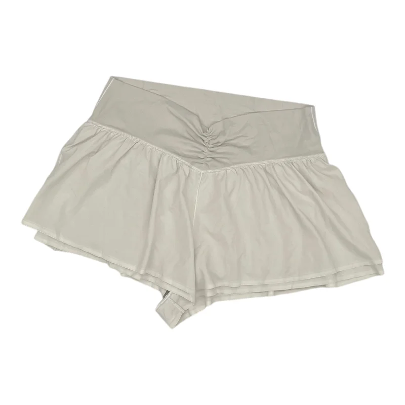 Fast-Drying Men's Swim and Beach ShortsAthletic Shorts By Aerie In Cream, Size:2X
