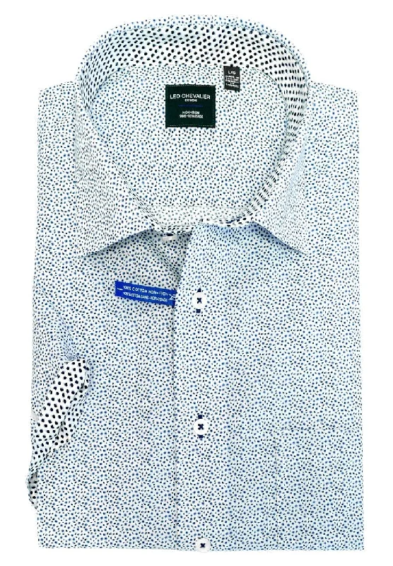 Men's Collared Shirts for Formal Occasions100% Cotton Non-Iron Regular Fit Printed Sport Shirt 524358 Men's Collared Shirts for Formal Occasions100% Cotton Non-Iron Regular Fit Printed Sport Shirt 524358