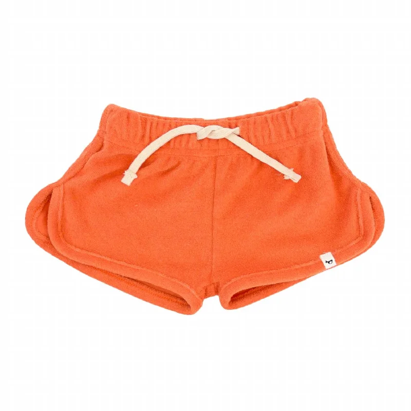 Men's Versatile and Practical Cargo Shorts for Work and PlayGirl's Drawstring Shorter Terry Track Short In Dreamsicle Men's Versatile and Practical Cargo Shorts for Work and PlayGirl's Drawstring Shorter Terry Track Short In Dreamsicle