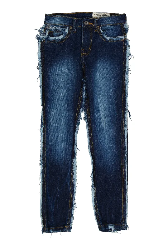 Cool Men's JeansBoys Frayed Slim Jeans