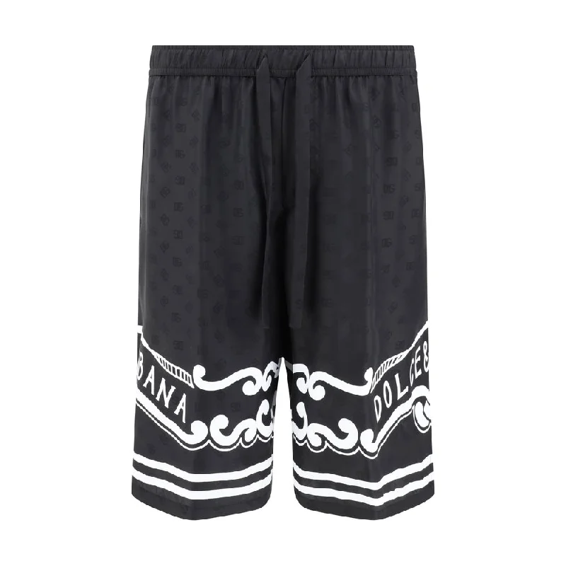 Yoga-Friendly Men's Flex ShortsDolce & Gabbana Silk Men's Shorts