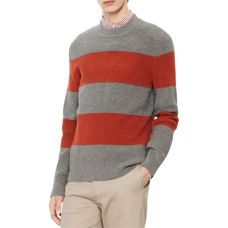 Men's Sweaters for AutumnCalvin Klein Mens Striped Pullover Sweater