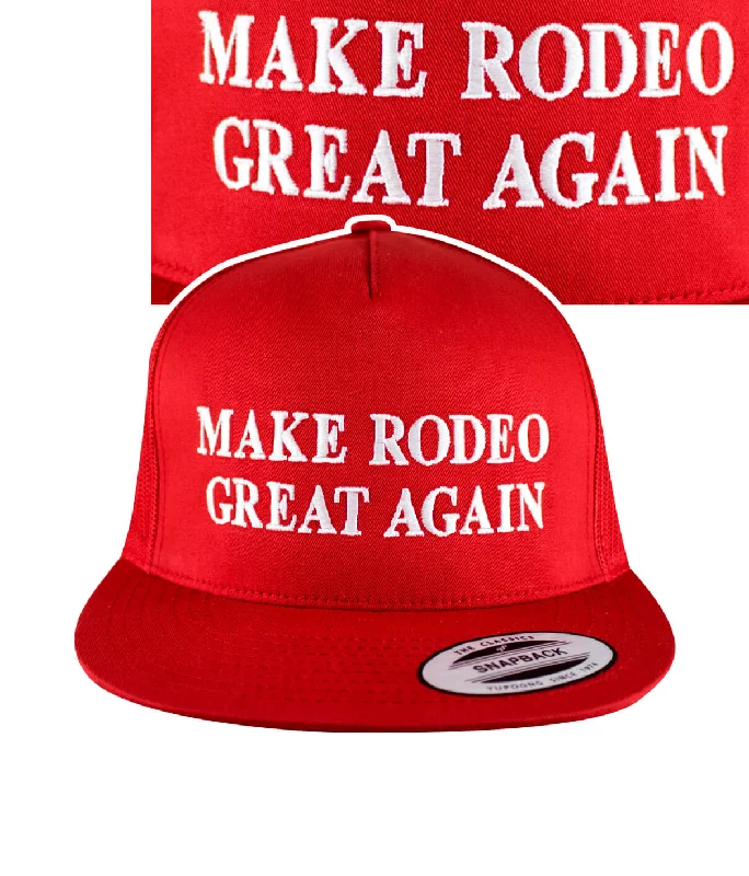 Sun-Protective Fishing Hats"Make Rodeo Great Again" - Trucker Cap