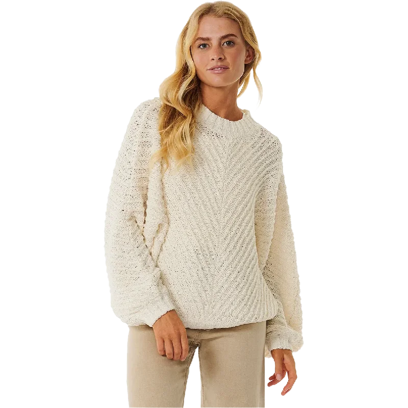 Men's Sweaters with High-Low HemlinesWomen's Classic Surf Knit Crew