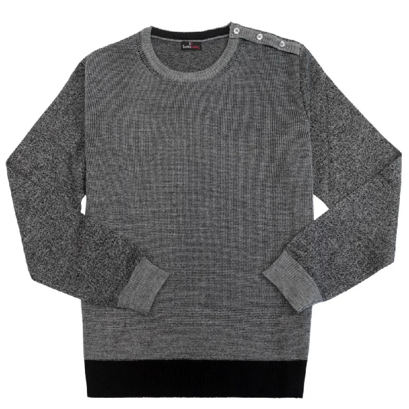 Men's Sweaters with Stand-Up CollarsSotto Sopra Wool Blend Crew Neck Sweater - 533675