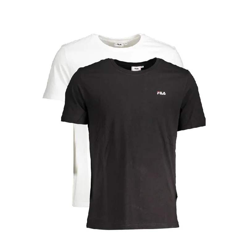 Men's Three-Quarter Sleeved TopsFila Cotton Men Men's TShirt
