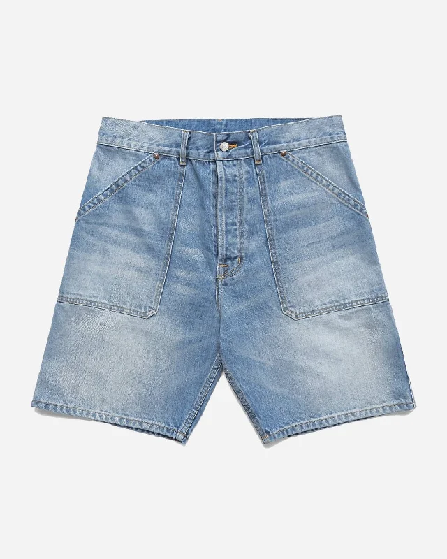 Fast-Drying Men's Swim and Beach ShortsCarpenter Shorts In Indigo Wash