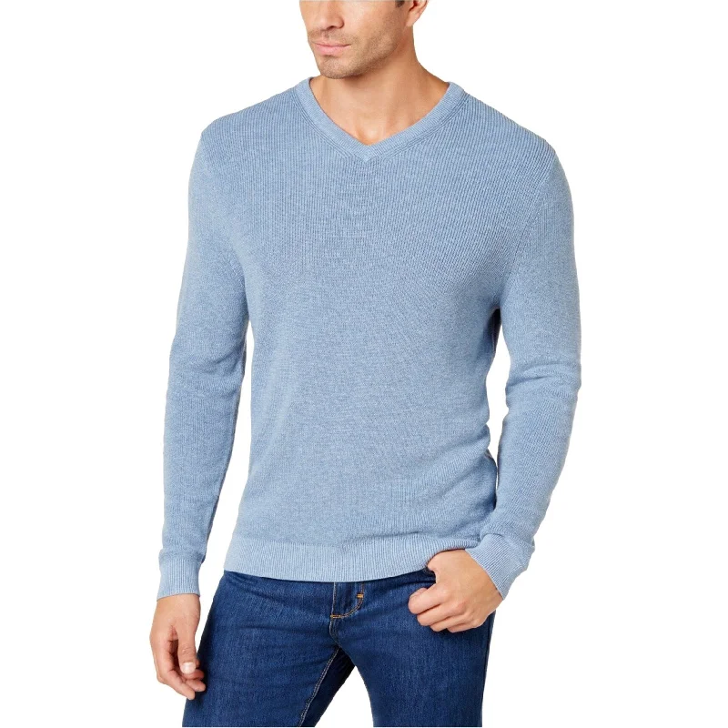 Men's Sweaters with Contrast TrimTommy Bahama Mens Las Palmas Reversible Pullover Sweater, Blue, Small