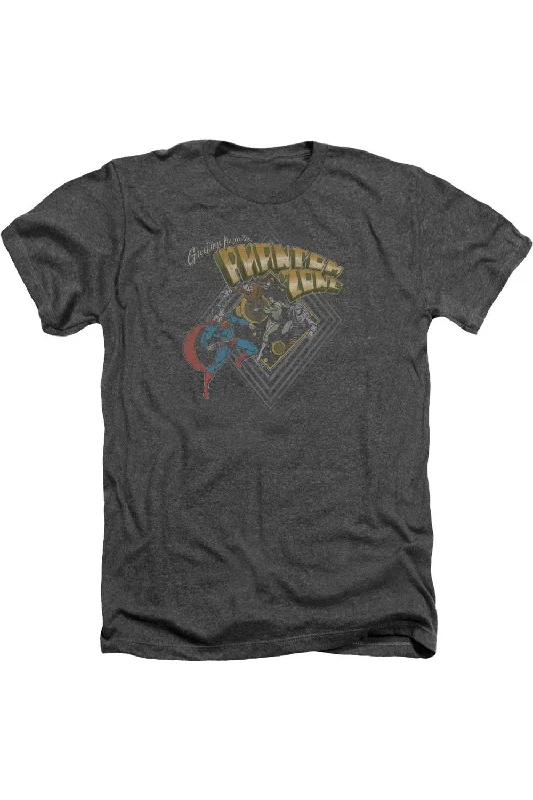 Men's Shirts for FishingSuperman Zod Greetings Adult Heather Tee / T-Shirt