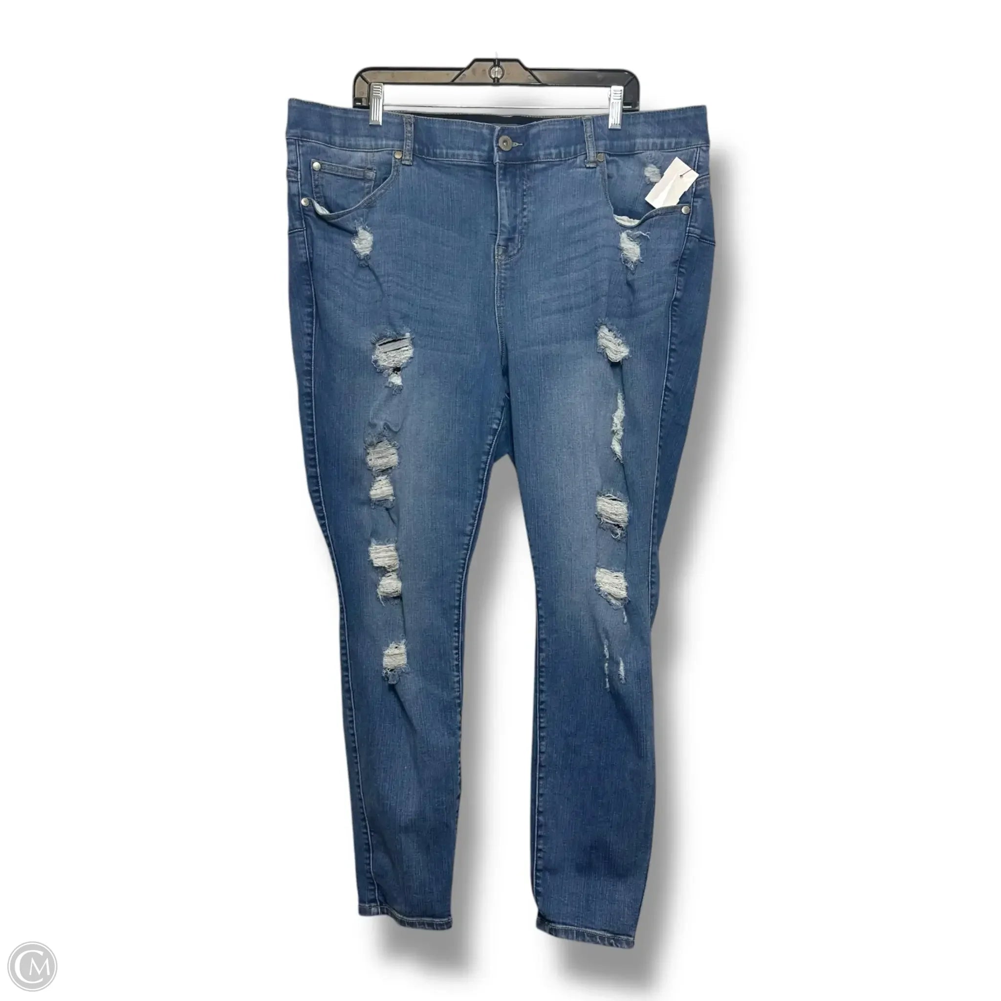 Durable Men's JeansJeans Bombshell Skinny By Torrid In Blue Denim, Size: 22