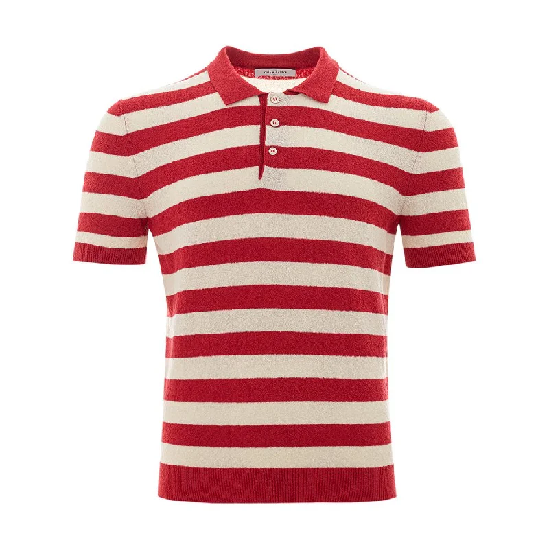 Men's Sleeveless TopsGran Sasso Elegant Cotton Polo Shirt in Vibrant Men's