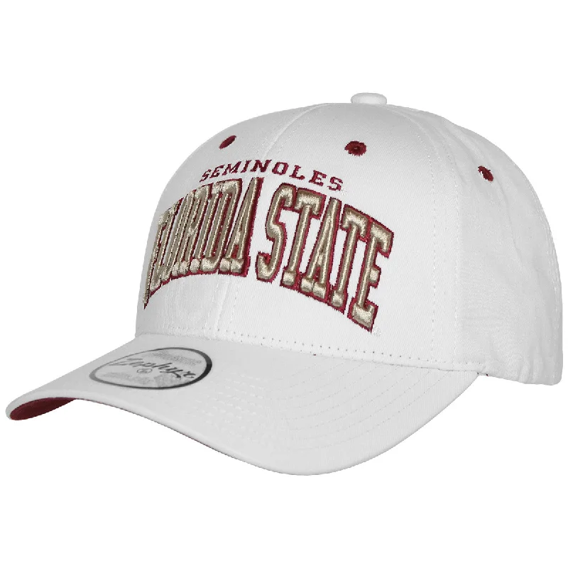 Stylish Baseball Hats for MenZephyr Seminoles/Florida State Adjustable Twill Snapback Cap - White Stylish Baseball Hats for MenZephyr Seminoles/Florida State Adjustable Twill Snapback Cap - White