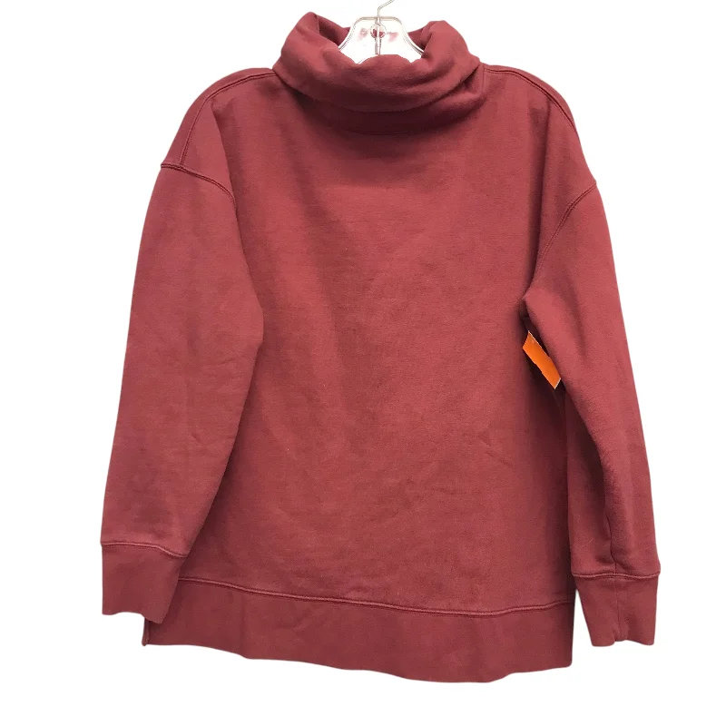 Men's Hoodies with EmbroiderySweatshirt Collar By Athleta In Red, Size:S