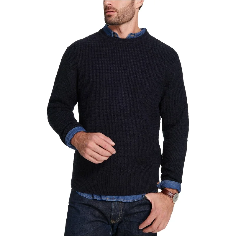 Men's Sweaters with ZippersWeatherproof Mens Vintage Textured Pullover Sweater