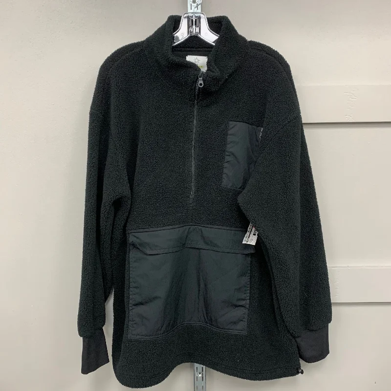 Men's Hoodies for RunningSweatshirt Collar By Aerie In Black, Size: Xl