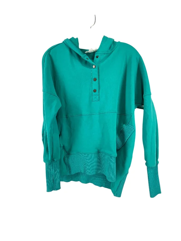 Lightweight Men's Running HoodiesSweatshirt Hoodie By Clothes Mentor In Teal, Size: S