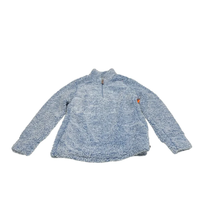 Men's Hoodies with InsulationSweatshirt Collar By Weatherproof In Blue, Size: S