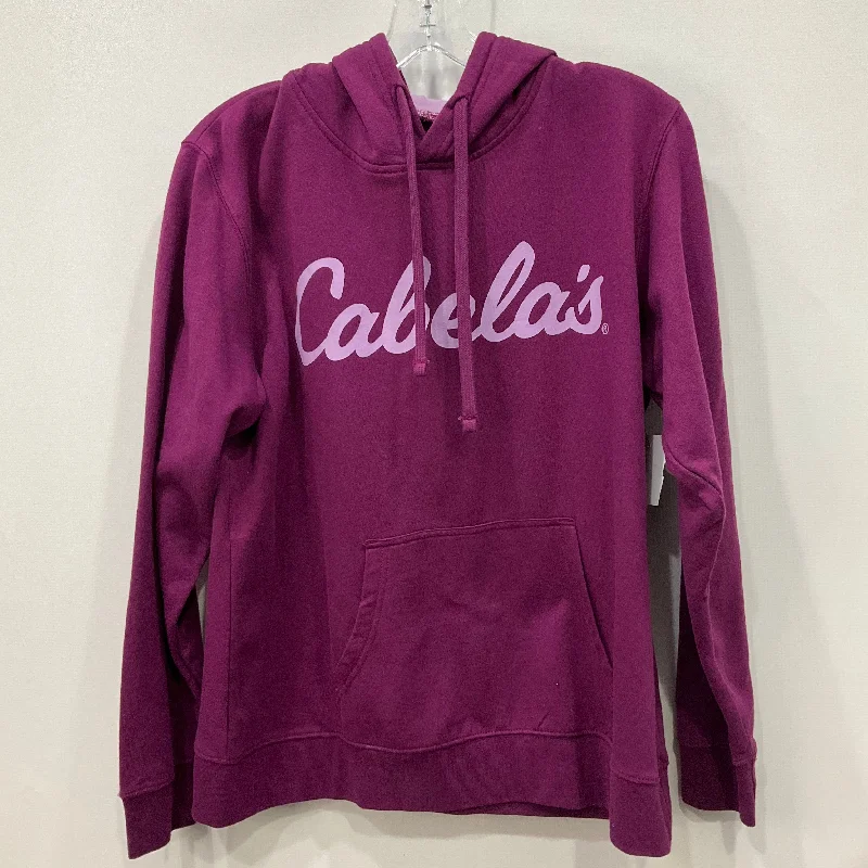Men's Hoodies for Casual WearSweatshirt Hoodie By Cabelas In Purple, Size: M