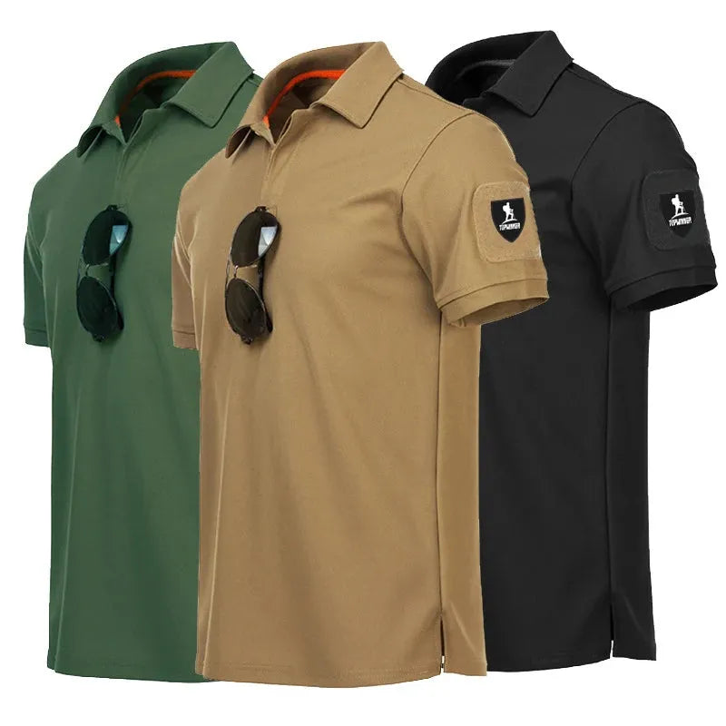Men's Shirts with Drawstring WaistbandsMen's Quick Dry Embroidered Polo Shirts Summer Custom Plus Size Military Clothes Tactical Plain Turn-down Army T-shirts Men's Shirts with Drawstring WaistbandsMen's Quick Dry Embroidered Polo Shirts Summer Custom Plus Size Military Clothes Tactical Plain Turn-down Army T-shirts