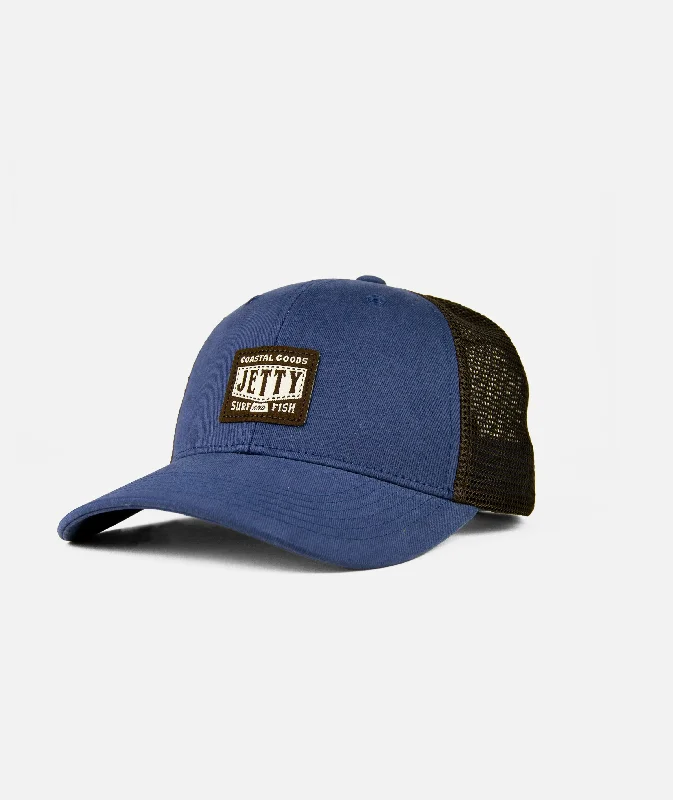 Children's Baseball HatsStamp Trucker - Navy