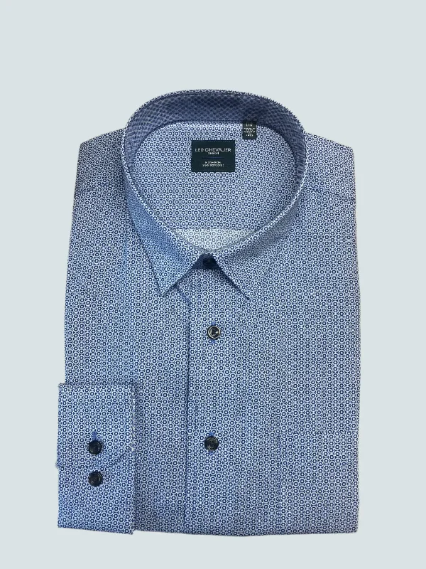 Men's Hunting Shirts for Camouflage and ComfortLeo Chevalier Non Iron Sport Shirt Light Blue - 623457 1398 Men's Hunting Shirts for Camouflage and ComfortLeo Chevalier Non Iron Sport Shirt Light Blue - 623457 1398